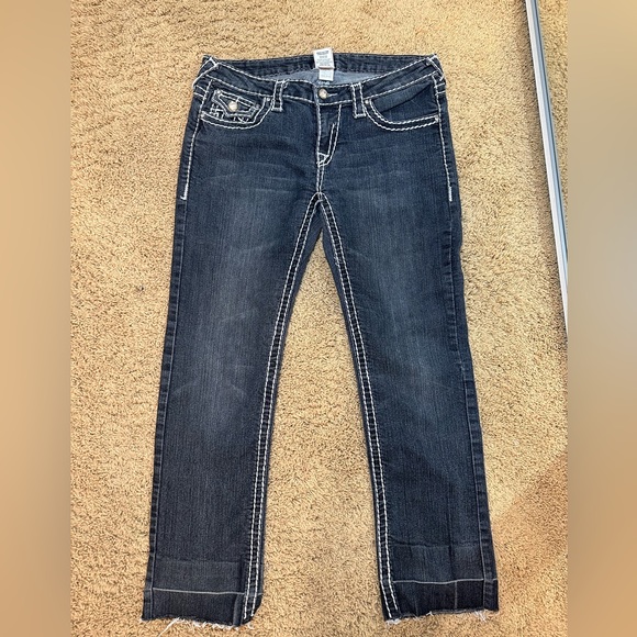 True Religion brand RICKI LUREX BIG T RELAXED JEAN - Picture 4 of 5